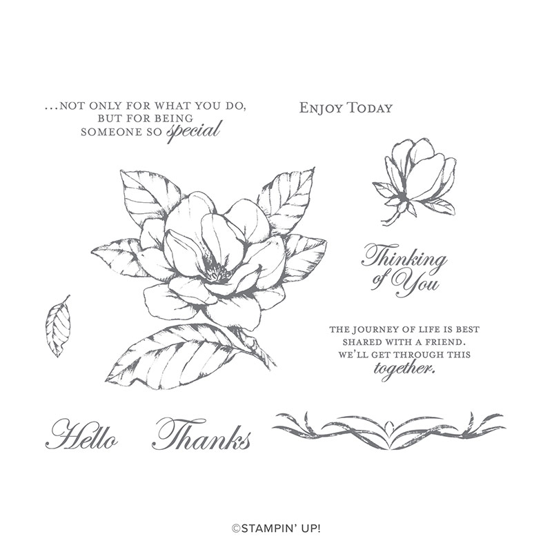 Stampin Up - Create the perfect Magnolia using the Balloon Punch