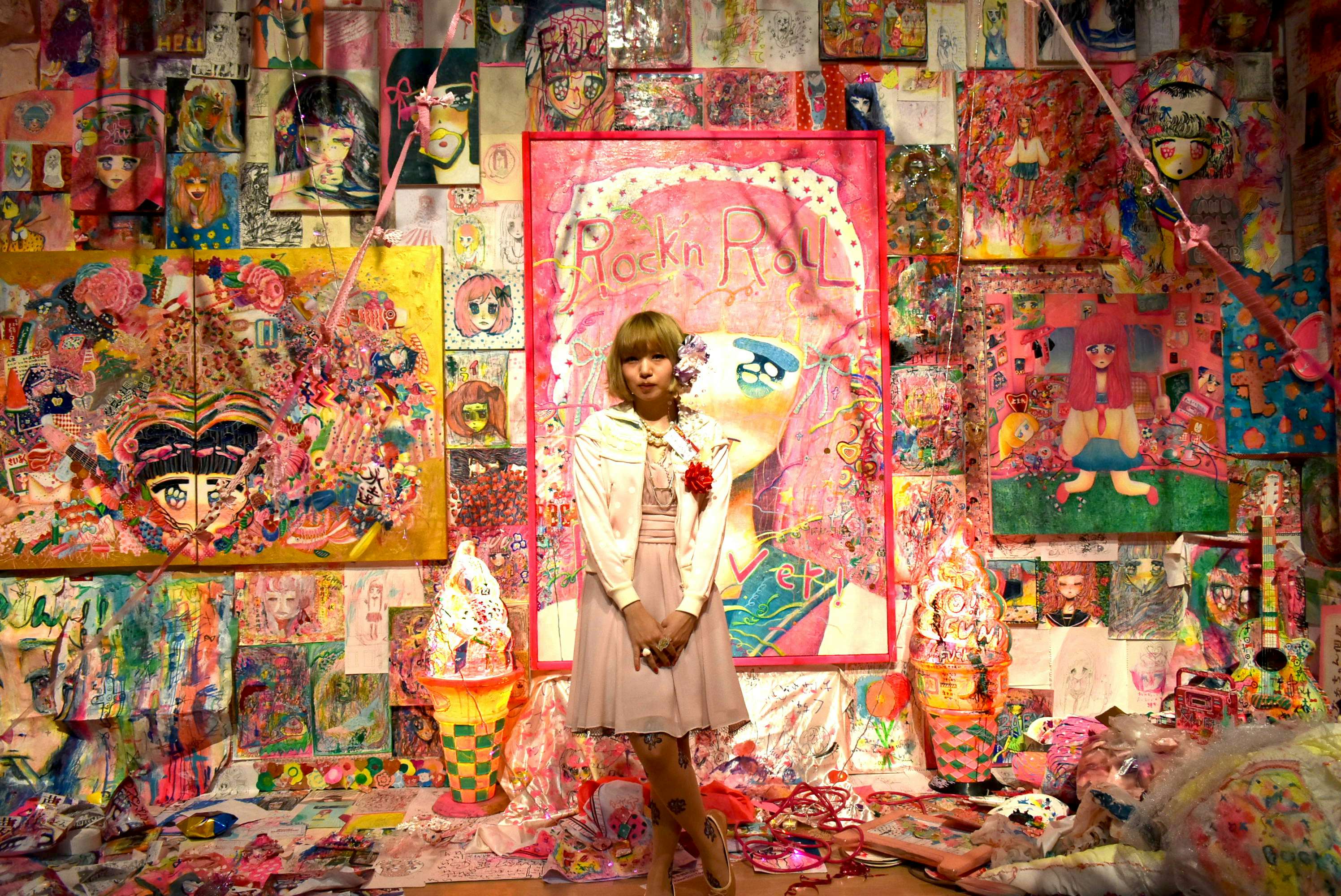 さいあくななちゃん[原画] 現代芸術家・さいあくななちゃん初の画集