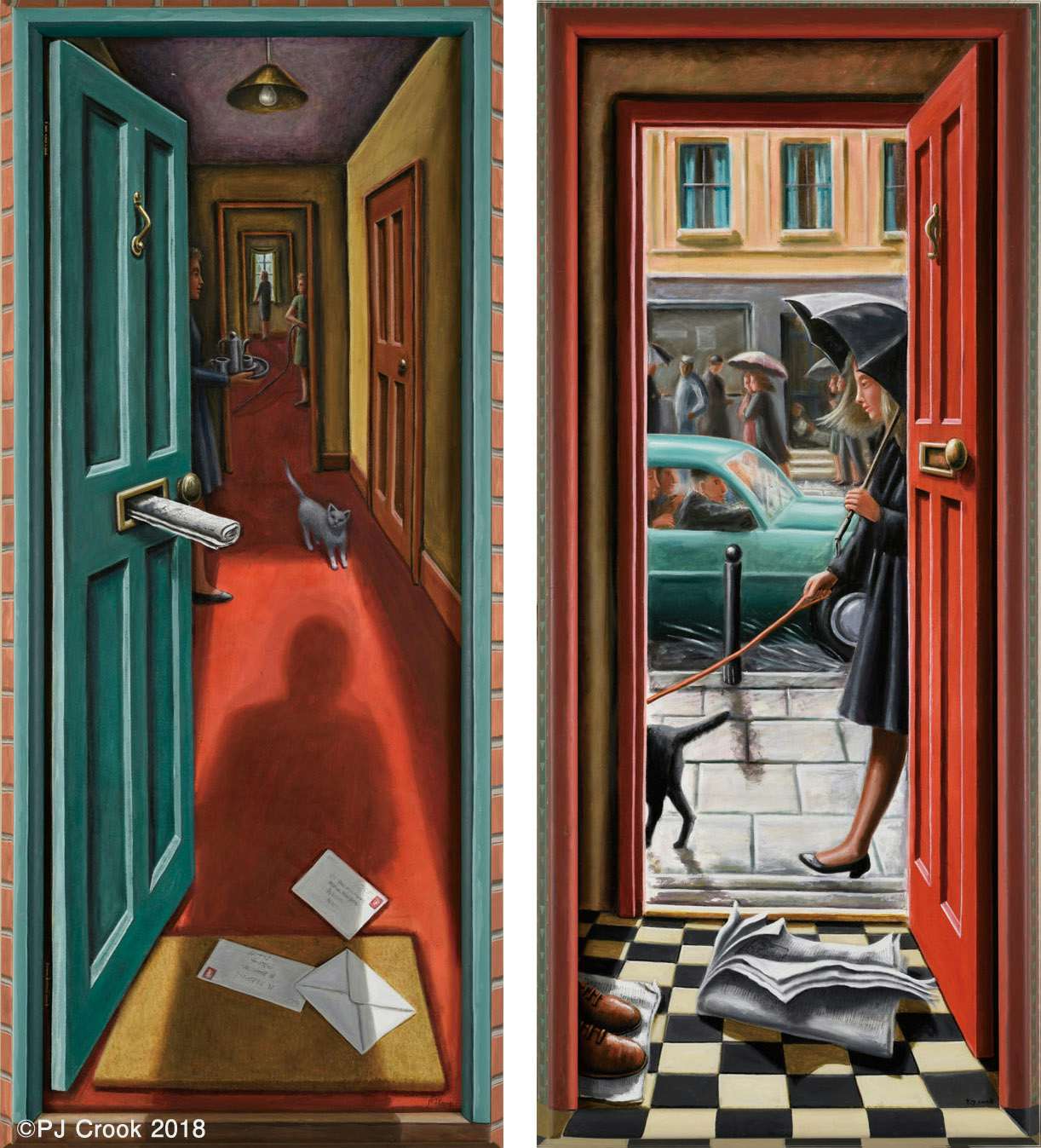アート PJクルック 図録 PJ Crook 諸橋近代美術館 直筆サイン アート