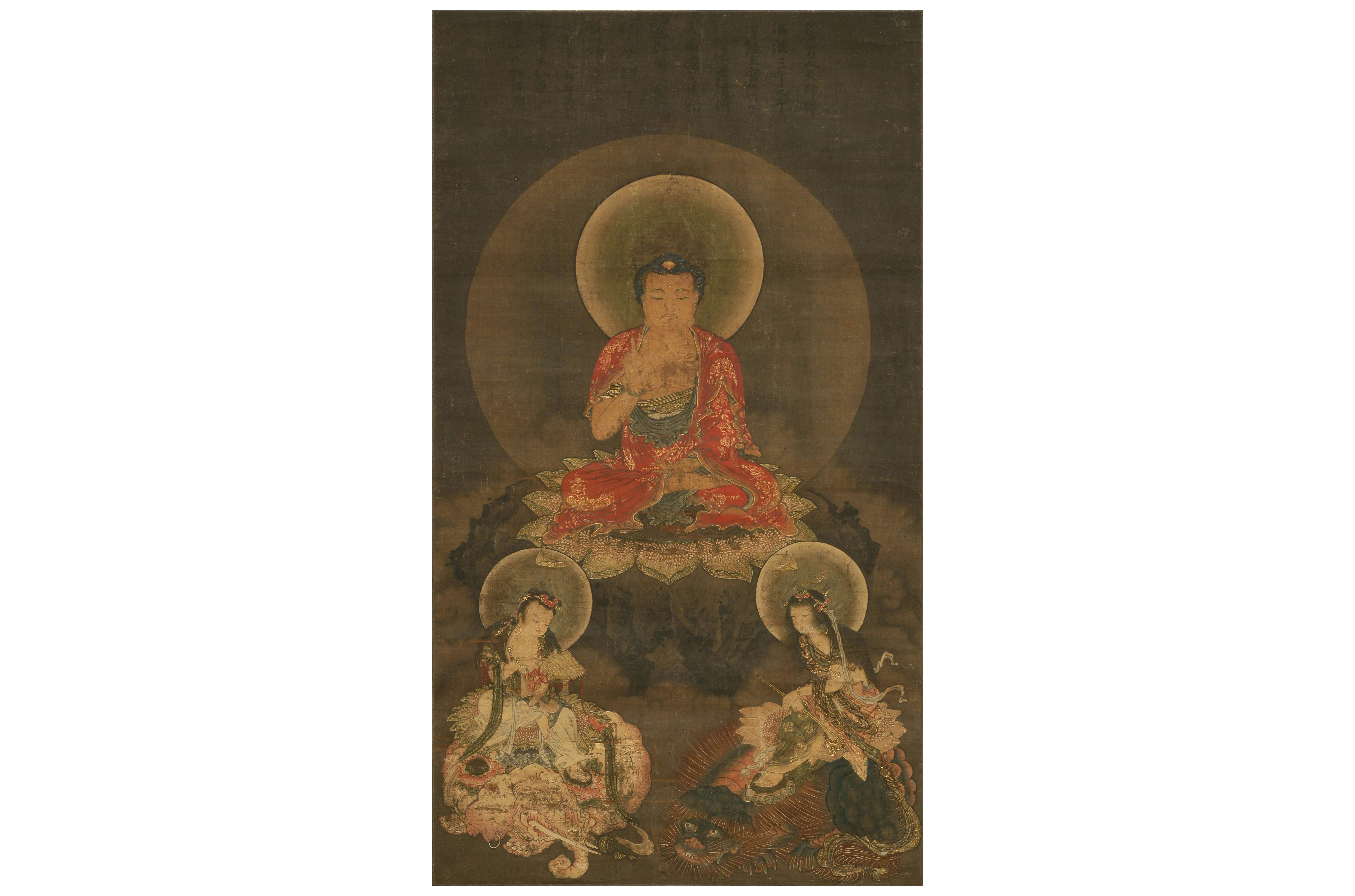 ほとけと台座の繋がりを見る。 「ほとけを支えるー蓮華・霊獣・天部