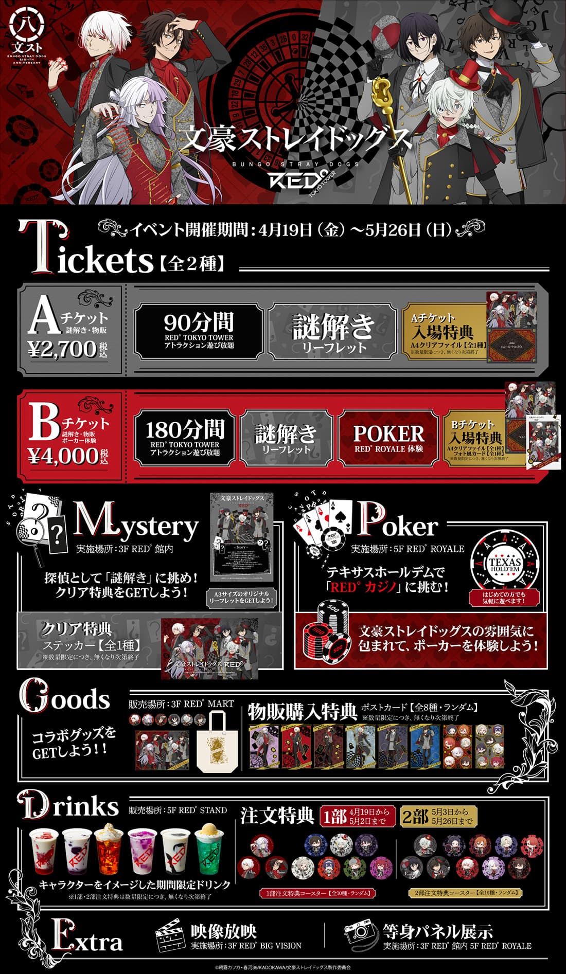 文スト 文豪ストレイドッグス フョードル 70個 東京タワー RED 缶