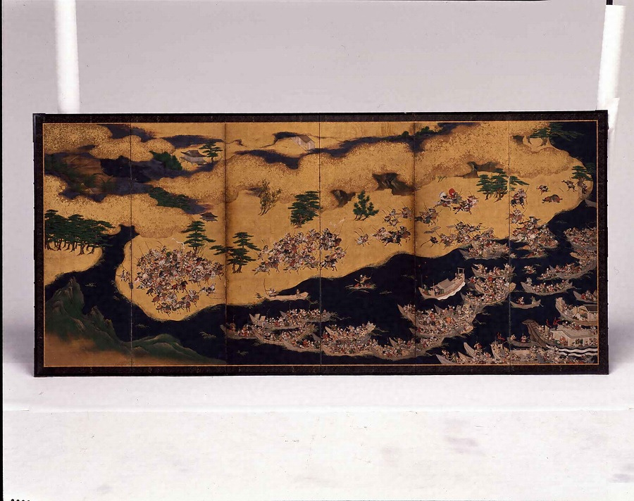源平合戦図屏風 文化遺産オンライン