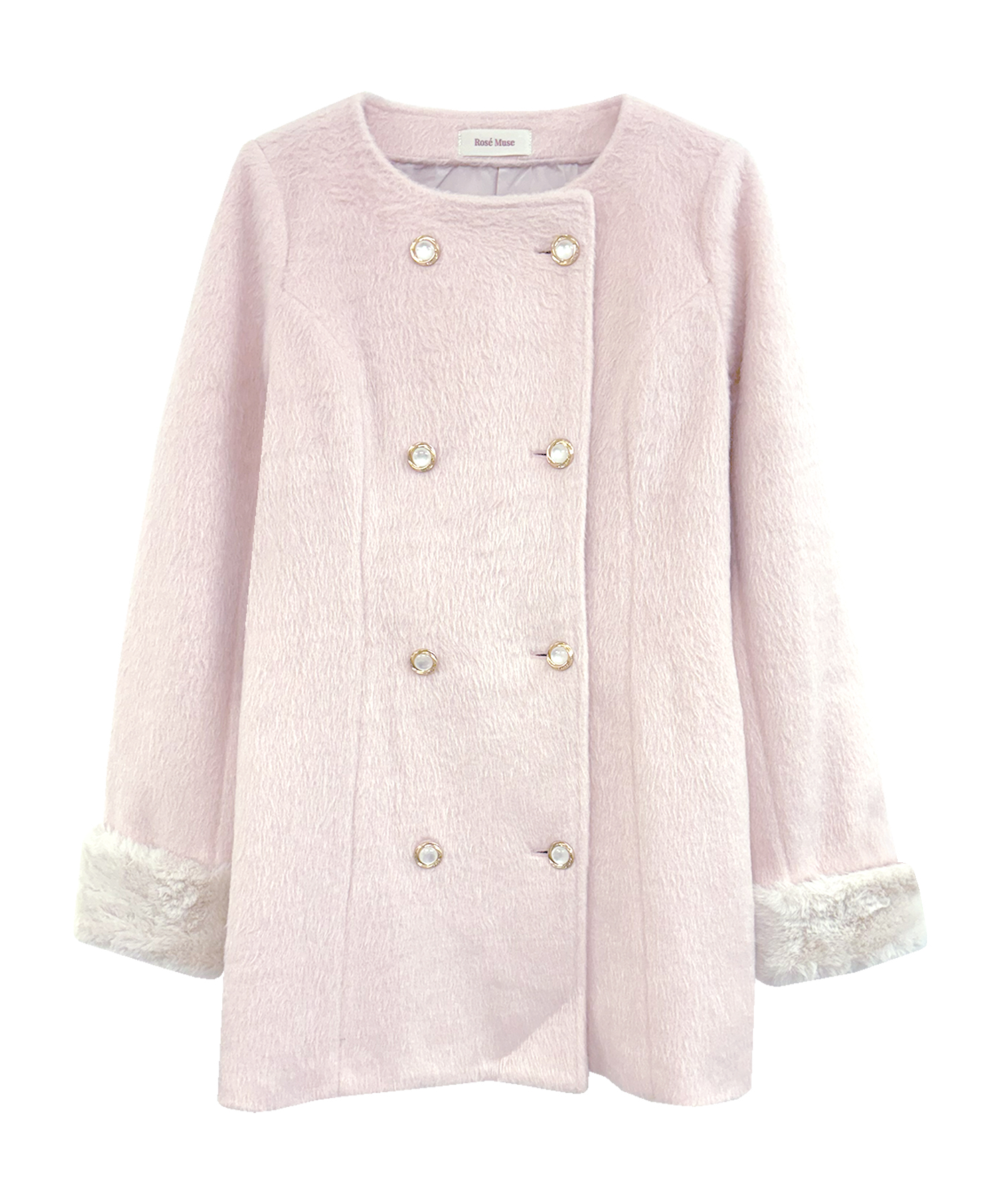 Rosé 節約 Muse tippet muffler set coat Rosé Muse tippet muffler