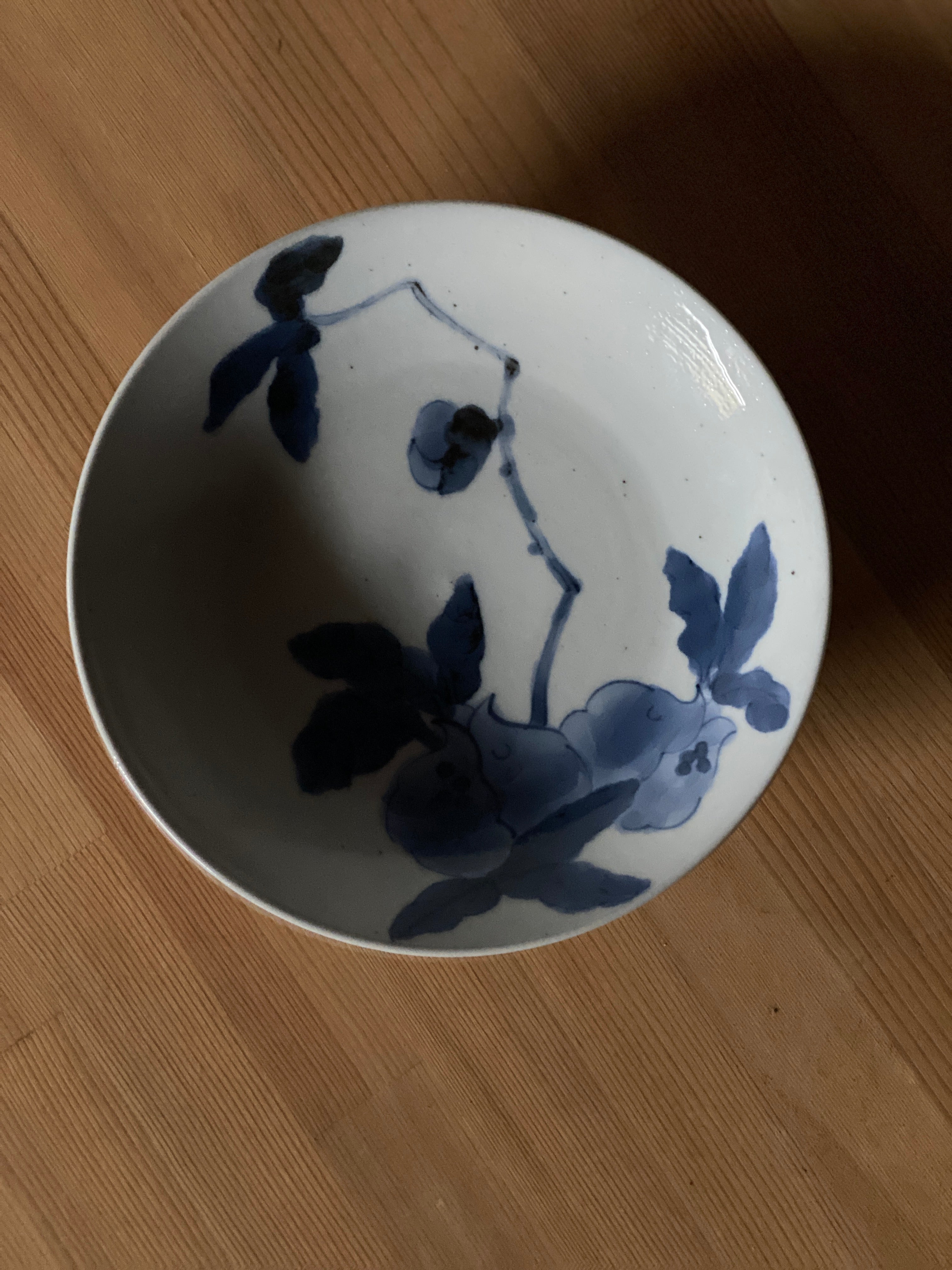 染付ざくろ20cm丸皿 – 文祥窯 BUNSHO-GAMA