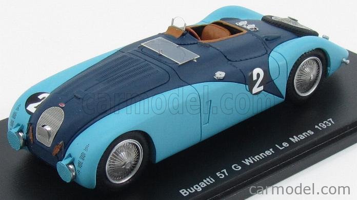 スパーク 1/43 ブガッティ 57G No.1 1937 ル・マン24時間 スパーク 1