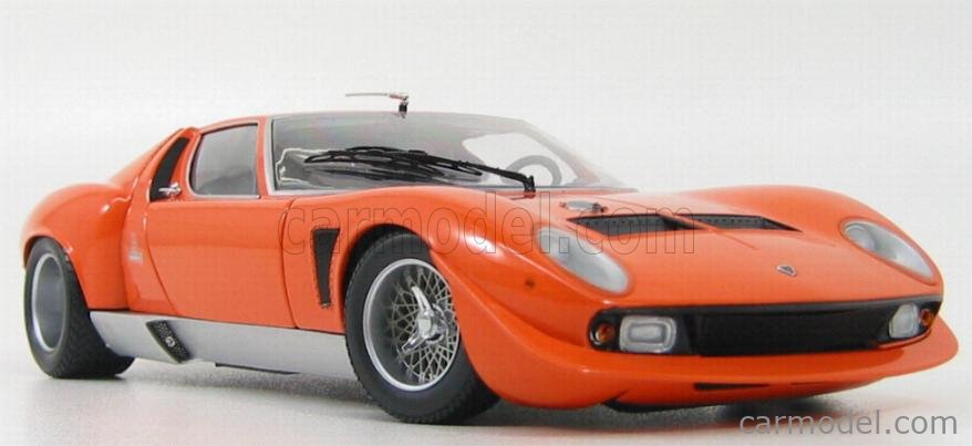 KYOSHO 08311P Scale 1/18 | LAMBORGHINI JOTA SVR 1970 ORANGE