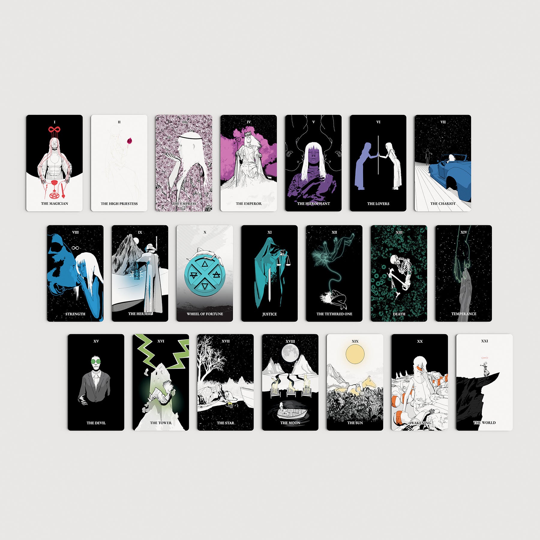 Tarot of the Holy Spectrum. Original Edition, by Chase Voorhees