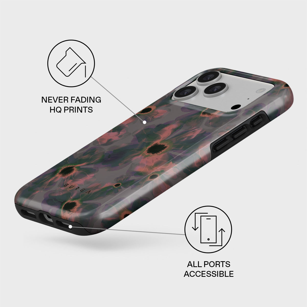 Volcanic Garden - iPhone 17 Pro Max Case | BURGA