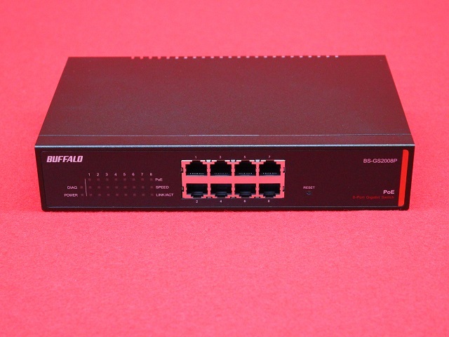 BS-GS2008P(Buffalo)｜テルワールド（ビジネスフォン周辺機器販売店）