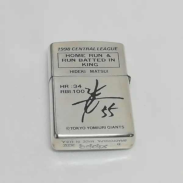 松井秀喜 1998年ホームラン記念ZIPPO Zippo 松井秀喜 1998年ホームラン