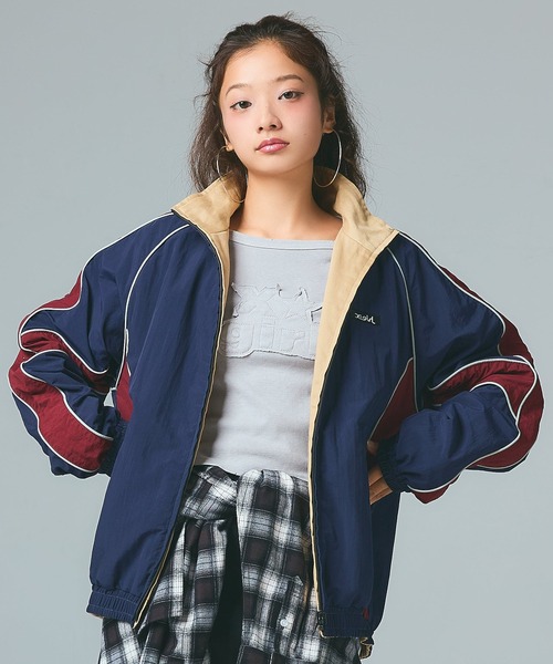 DOUBLE FACE REVERSIBLE JACKET（ナイロンジャケット）｜X-girl