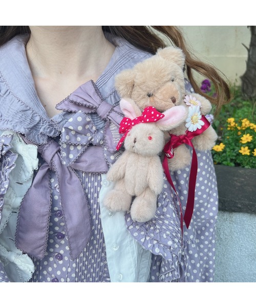 PINK HOUSE（ピンクハウス）の「うさぎぬいぐるみコサージュ（ブローチ