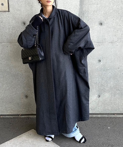 セール】【INTERPLAY x AYA】MOMONGA Long Coat 2024（ステンカラー