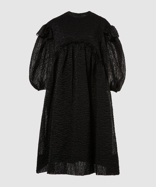 Simone Rocha ブラックレースノースリーブドレス Simone Rocha