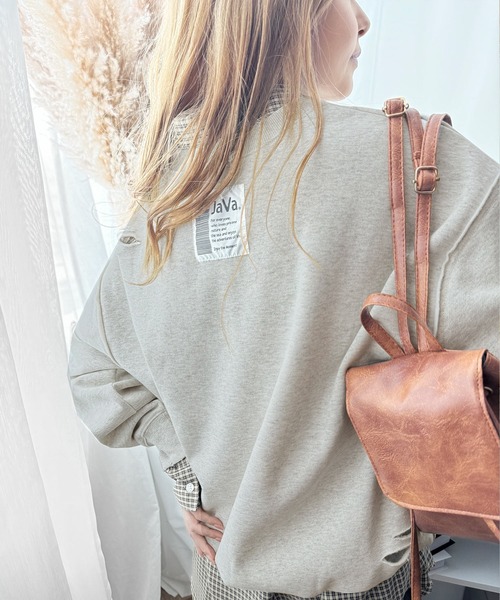 セール】《Javaジャバコラボ》大人のこなれ感。ダメージ加工裏起毛