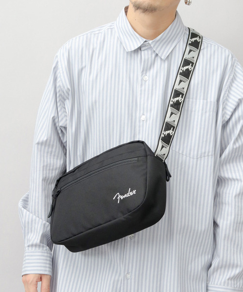 CORDURAポリエステル 横型 ミニショルダーバッグ モノグラムストラップ