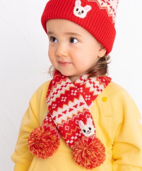 MIKI HOUSE（ミキハウス）の「プッチー うさこのマフラー（マフラー