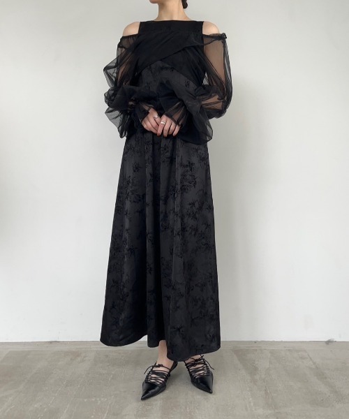 AMAIL（アマイル）の「Frower bon tulle dress（ドレス）」 - WEAR