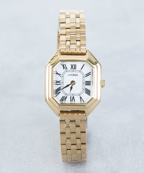 maru 様ご予約 ルクレア カレ ゴールド ソーラー腕時計 maru 様ご予約