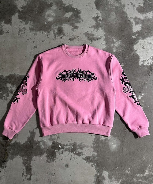 A'GEM/9 × .kom 『A'GEM/9/エージェムナイン』クロスロゴトレーナー A