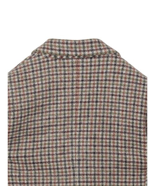 Ameri（アメリ）の「CHECK ECO WOOL BIG JACKET（テーラードジャケット