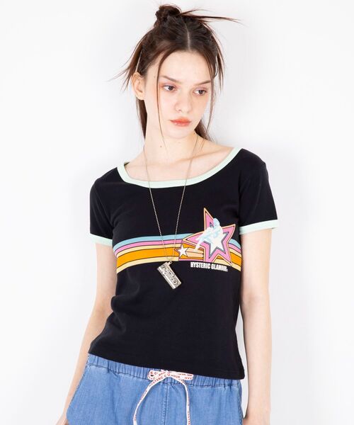 hysteric glamour ヒステリックグラマー Tシャツ リンガーT