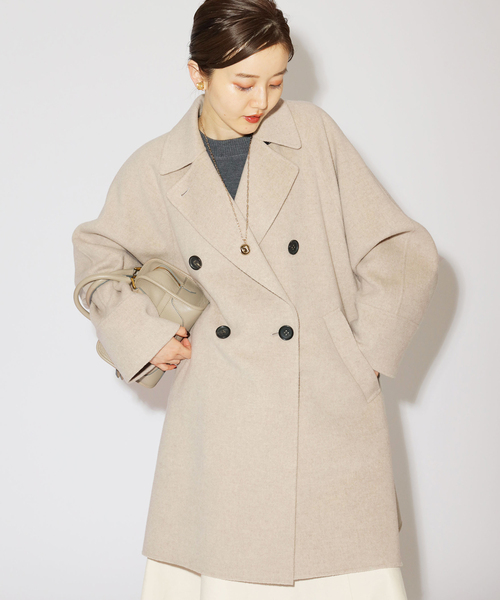 IENA イエナ スーパー160ダブルフェイス オーバーコート スーパー160