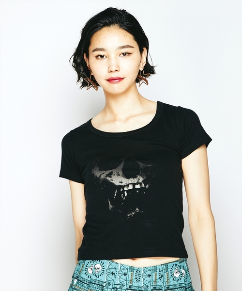 HYSTERIC GLAMOUR スカルTシャツ HYSTERIC GLAMOUR ヒステリック