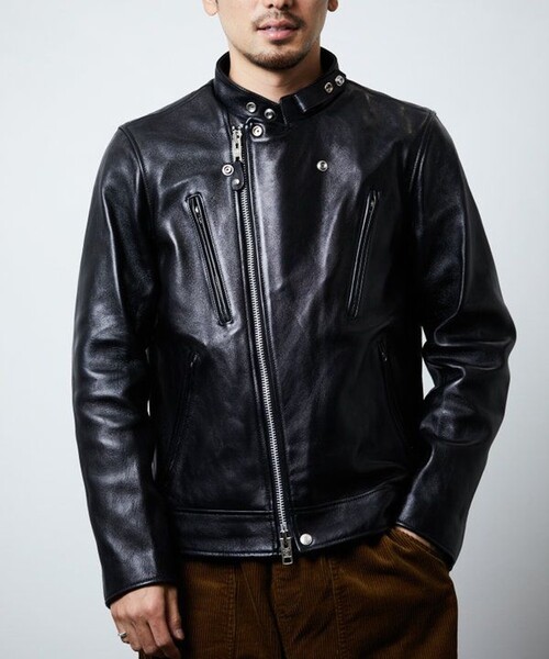 Schott/ショット 別注 セミダブル ライダース ジャケット/レザー
