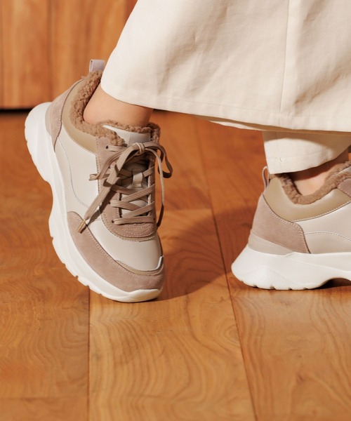 セール】【HIMIKO】ボアスニーカー/637303（スニーカー）｜HIMIKO