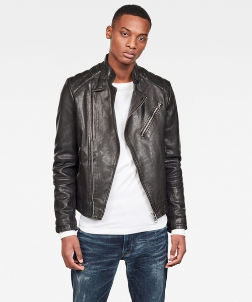 G-STAR RAW ライダース革ジャン