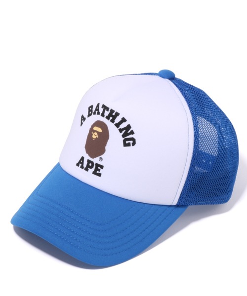 A BATHING APE（アベイシングエイプ）の「WEB限定/COLLEGE MESH CAP M