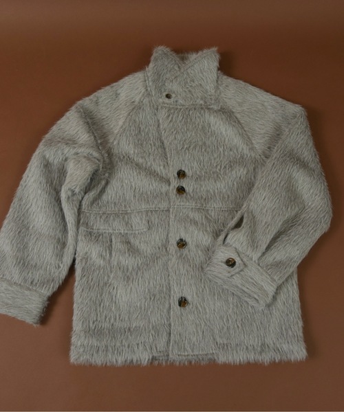セール】2way shaggy random button coat / 2wayシャギーランダム