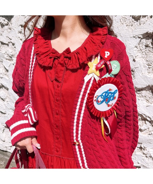 PINK HOUSE（ピンクハウス）の「ロゼット2WAYコサージュ（ブローチ