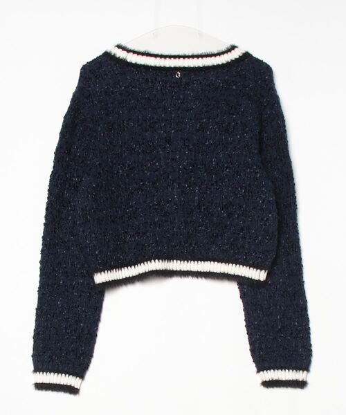 Long Sleeves V-neck Aomori Tape Yarn Cardi カーディガン | GUESS