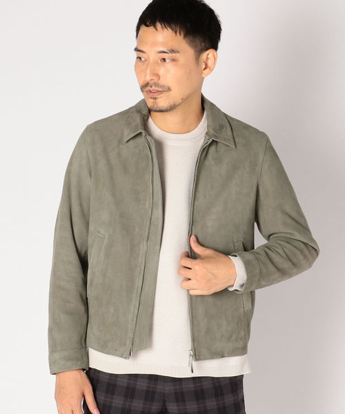 SHIPS（シップス）の「SC: ゴート/スエード ジップ ブルゾン（ブルゾン