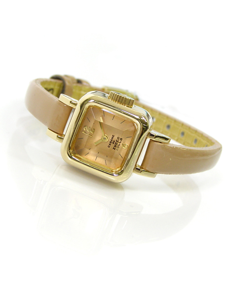 CABANE de ZUCCa（カバンドズッカ）の「キャラメル（アナログ腕時計