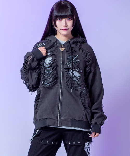 セール】DESTROY HOODIE-VEIN(デストロイフーディー ヴェイン