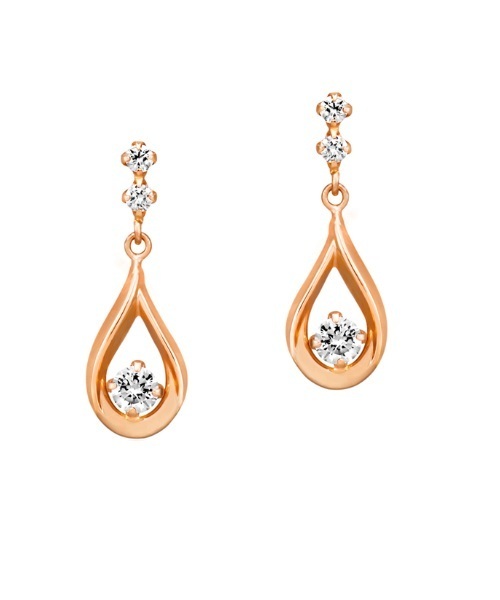 K10ピンクゴールドピアス（ピアス（両耳用））｜Canal 4℃（カナル