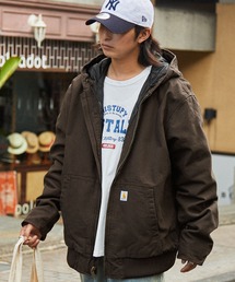 Carhartt フード付きジャンパー ダークブラウン カーハート