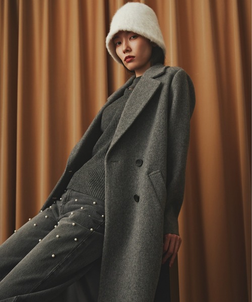 ヴェルサーチVersace☆M黒ウールコート裏地メデューサヴィンテージ