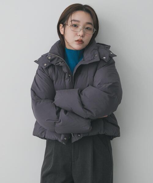 セール】フーデット2wayショートダウン（ダウンジャケット/コート