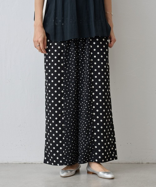 シワシフォンギャザーパンツ(ドット) （その他パンツ）｜BEARDSLEY