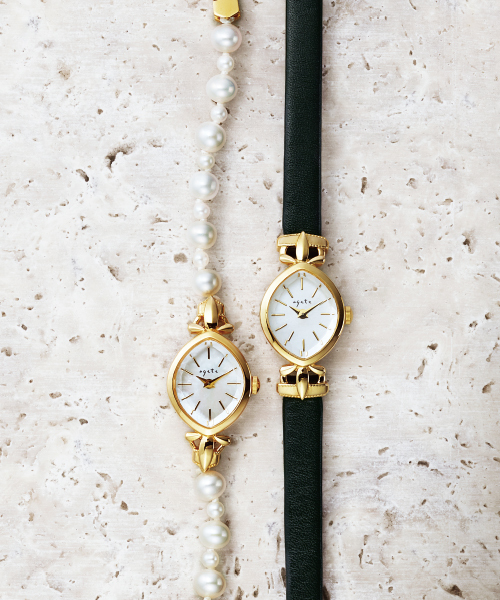 agete（アガット）の「AGETE33BK時計 ジュエリーウォッチ（アナログ