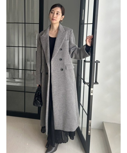 セール】【HIGH QUALITY】チェスターロングコート（チェスターコート