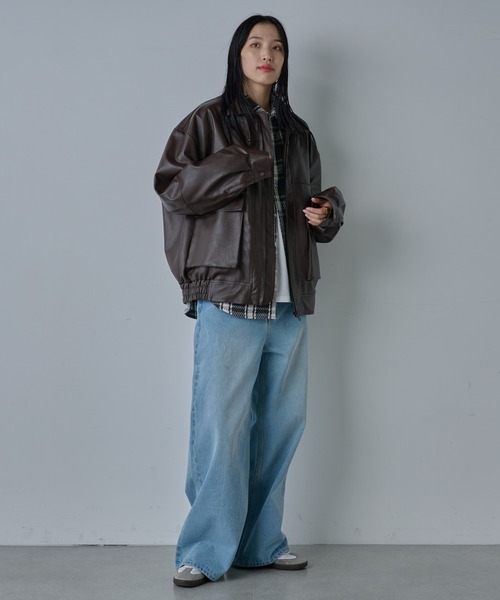 GIANNI VALENTINO 黒革ライダースジャケット 革ジャン GIANNI VALLENTINO