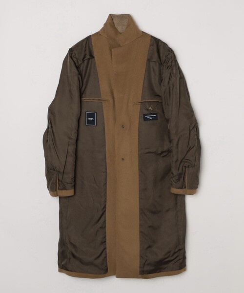 セール】SHIPS: ウール/カシミヤ ロング チェスターコート（チェスター