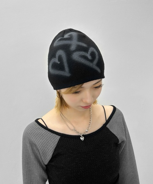 CHANEL ニット帽 ビーニー ハート CHANEL ニット帽 ビーニー ハート