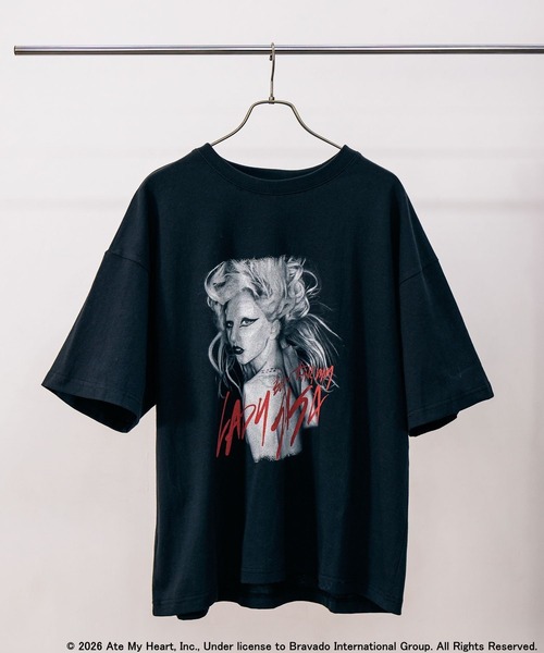 Lady Gaga(レディー・ガガ)】グラフィックTシャツ（Tシャツ/カットソー