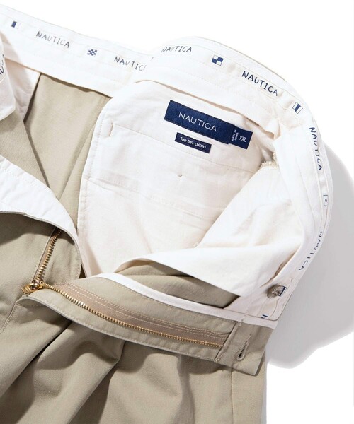 NAUTICA TOO BIG ツータックチノスラックスパンツ 長谷川昭雄 NAUTICA